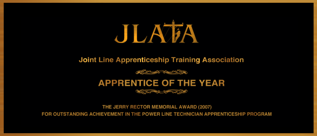 JLATA Apprentice Award